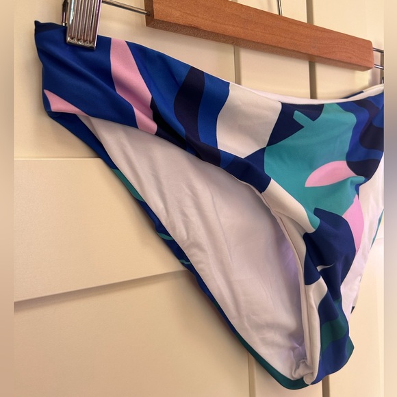 Splendid Lovina retro print hipster fit bikini bottoms, size large, NWT - Picture 6 of 11